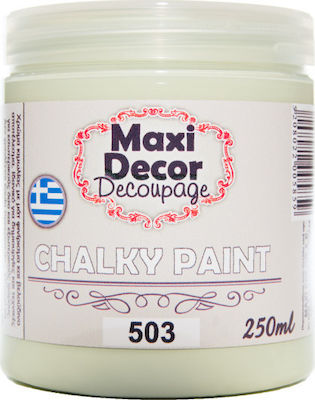 Maxi Decor Chalky Paint Colour Chalk 503 Βεραμάν 250ml