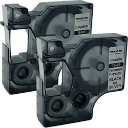 Dymo 18485 Bandă Pentru Etichetări 5.5m x 9mm În Culoare Argintie Dymo 18485 Bandă Pentru Etichetări 5.5m x 9mm În Culoare Argintie