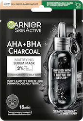 Garnier SkinActive Pure Charcoal Sheet Mask 5 Pieces x 140gr Garnier SkinActive Pure Charcoal Sheet Mask 5 Pieces x 140gr