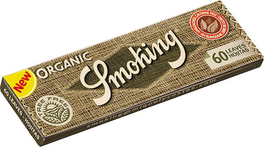 Smoking Organic Hemp Χαρτάκια Στριφτού Τσιγάρου 60 φύλλα 1τμχ