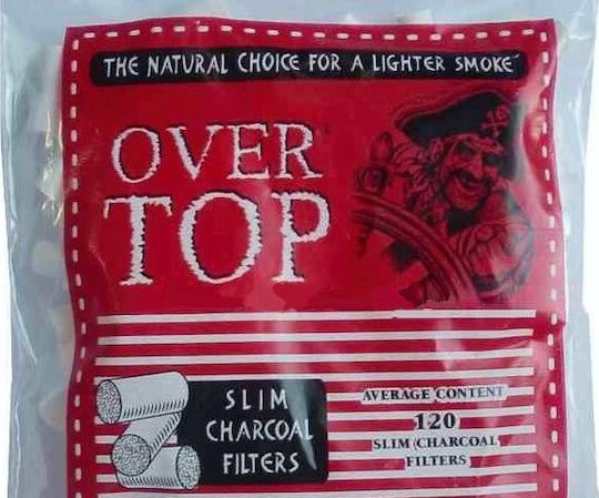 Over Top Slim Ενεργού Άνθρακα 120 Φιλτράκια