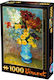 Blumen in Einer Blauen Vase Puzzle 2D Blumen in Einer Blauen Vase 1000 Teile