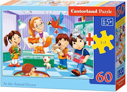 Kids Puzzle At the Animal Doctor for 5++ Years 60pcs Castorland