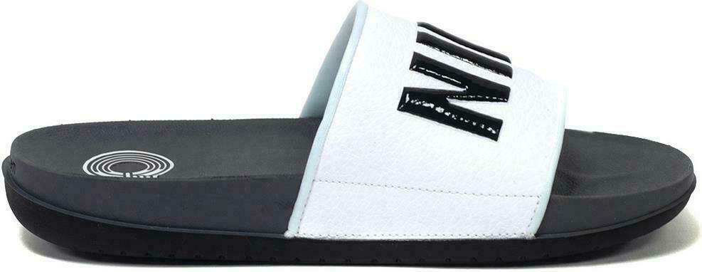Nike offcourt slides white clearance