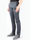 Pantaloni Chino cu Croială Slim Gri