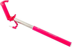 Esperanza Wired Mini Monopod Selfie Stick with 3.5mm Cable Pink