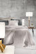 Guy Laroche Sofa Cushion Times Made of 100% Cotton Platinum 45x45cm