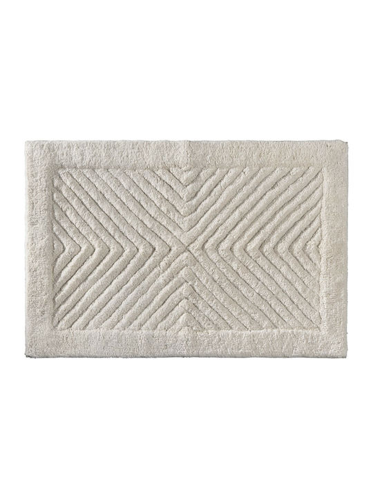 Guy Laroche Bath Mat Cotton Mozaik 1127091120034 Perla 55x85cm