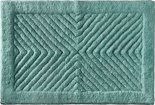 Guy Laroche Πατάκι Μπάνιου Βαμβακερό Mozaik 1127091120031 Petrol 40x60εκ.