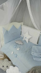 Baby Star A Little Prince Bettumrandungen Klassisch Innerhalb Hellblau 50x210cm Baby Star A Little Prince Bettumrandungen Klassisch Innerhalb Hellblau 50x210cm
