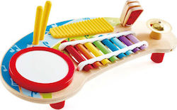 Hape Instrument de Percuție de Lemn Mighty Mini Band pentru 2+ Ani