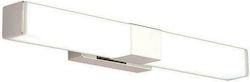 Eurolamp Modern Wall Lamp Built-in LED Natural White 45cm Silver