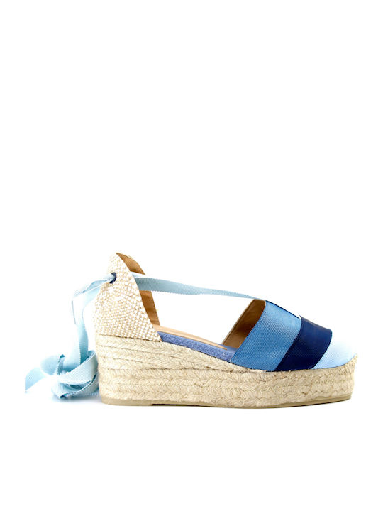 Coqui Women's Fabric Platform Espadrilles Blue