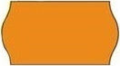 ICS 1000 Self-Adhesive Label Rolls for Label Printer Phosphorescent Orange 26x16mm 1pcs