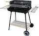 Happy Casa Rostfreier Stahl Holzkohlegrill 58x38cm