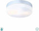 Globo Lighting Vranos Plafonieră de Exterior E27 în Culoare Argintiu 32112
