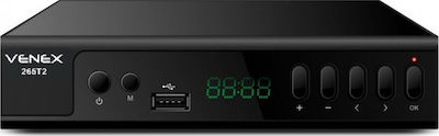 Venex LEGENT HD8 Ψηφιακός Δέκτης Mpeg-4 Full HD (1080p) με Λειτουργία PVR (Εγγραφή σε USB) Σύνδεσεις SCART / HDMI / USB