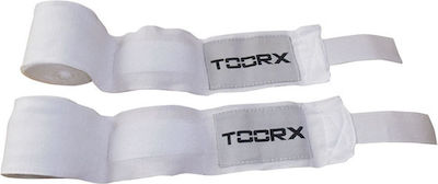 Toorx 09-432-030 Benzi de mână pentru arte marțiale 3.5m Albe