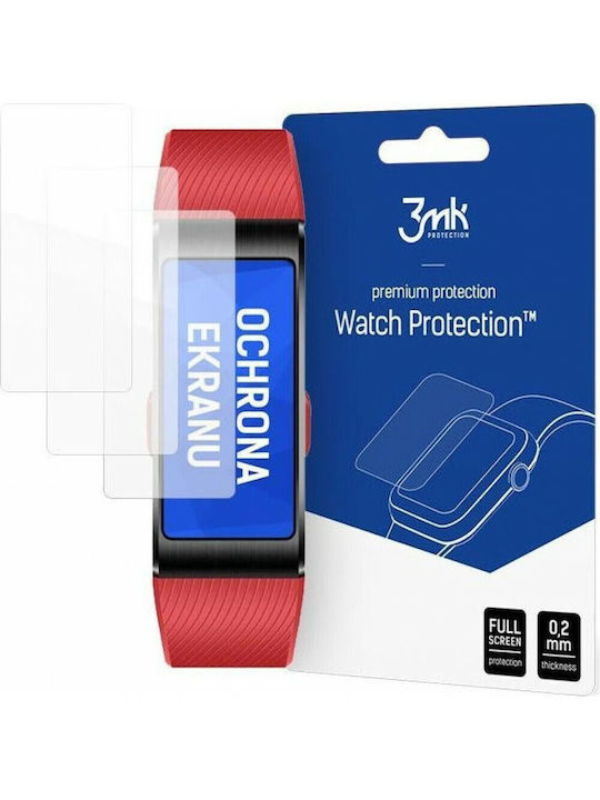 3MK Full Coverage Displayschutzfolie für das Huawei Band 4 Pro 3Stück