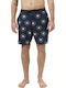 Ανδρικό Μαγιό Σορτς Off Black Floral 201.EM507.15-OFF-BLACK