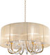 Ondaluce Castro Chandelier Lampshade 6xE14 Gold 70cm SO.Castro/6