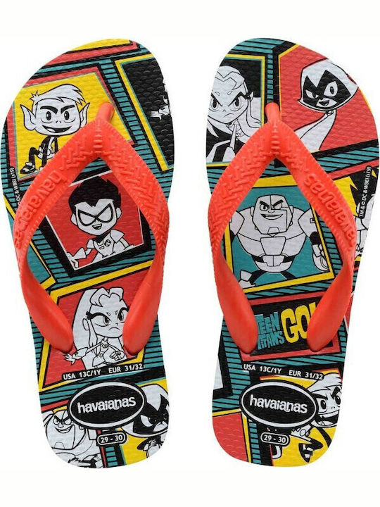 Havaianas Kids' Flip Flops Orange Young Titans