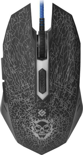 Defender Shock GM-110L RGB Gaming Ποντίκι 3200 DPI Μαύρο