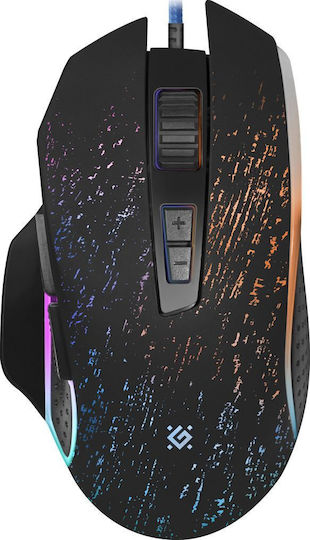 Defender Syberia GM-680L RGB Gaming Ποντίκι 3200 DPI Μαύρο