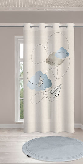 Saint Clair Детска завеса Glide с куки Бежов 1752030120004 160x240cm