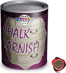 Superlux Chalk Varnish Poloneză pentru Vopsea cu Creta Antic Antique Brown 750ml ChalkVarnish750-Αντικέ