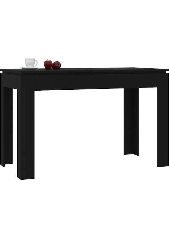 Table Dining Room Wooden Black 120x60x76cm