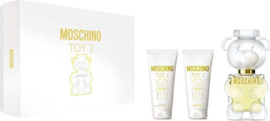 Moschino Toy 2 Дамски Комплект с Лосион за тяло 3бр