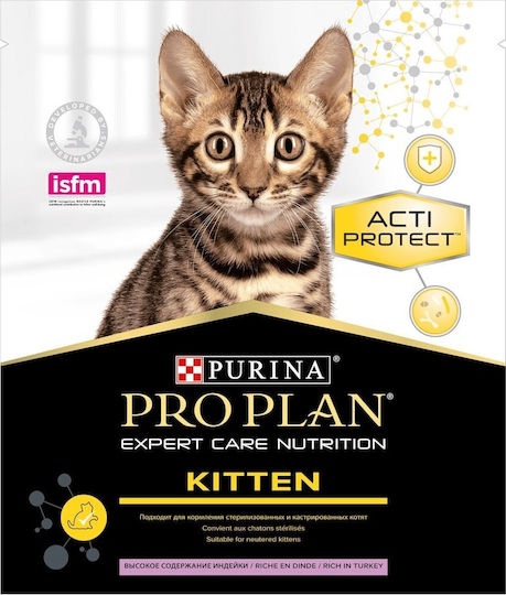 Pro Plan Dry Cat Food For Neutered Kittens With Turkey 1.5kg