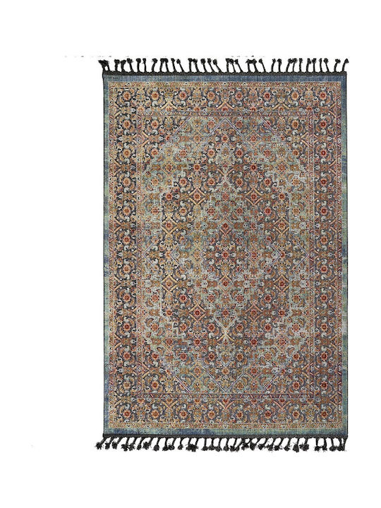 Beauty Home 9814 Rug Rectangular Summer with Fringes Boutique