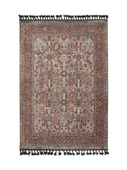 Beauty Home 9809 Rug Rectangular Summer with Fringes Boutique