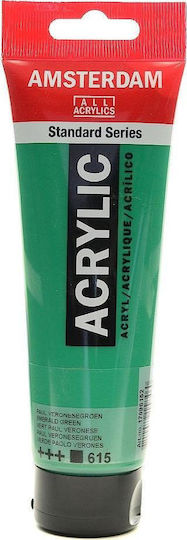 Royal Talens Amsterdam All Acrylics Standard Acrylic Paint Set Emerald Green 615 120ml 1pcs