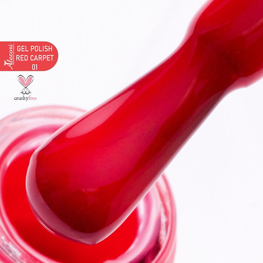 Alezori Classic Halb-permanenter Nagellack Gel Polish Red Carpet 01 15ml 1Stück