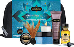 Kama Sutra Getaway Kit cu Parfum Căpșună 5buc Kama Sutra Getaway Kit cu Parfum Căpșună 5buc