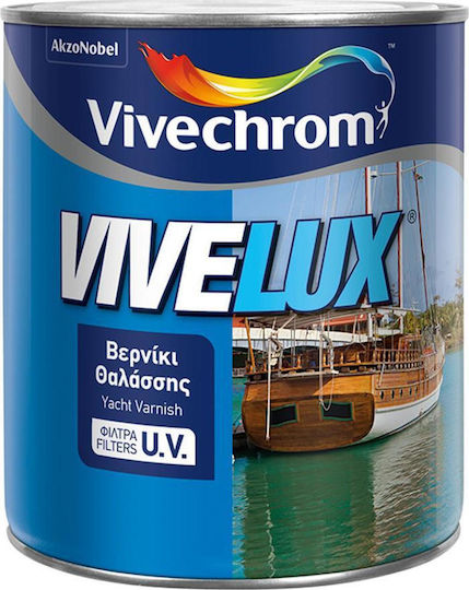 Vivechrom Vivelux Βερνίκι Επιφάνειας Διαλύτου Άχρωμο Γυαλιστερό 750ml