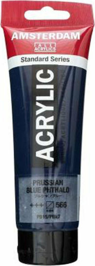 Royal Talens Amsterdam All Acrylics Standard Ακρυλικό Χρώμα Ζωγραφικής Prussian Blue Phthalo 566 120ml