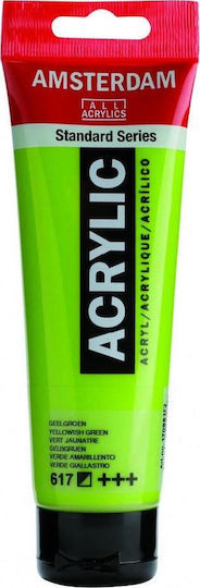 Royal Talens Amsterdam All Acrylics Standard Set Culori Acrilice Pictură Yellow Green 617 120ml 1buc