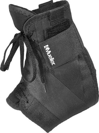 Mueller Soft Ankle Brace with Straps in Black color