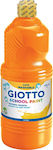 Giotto School Paint Τέμπερα Ζωγραφικής Πορτοκαλί σε Μπουκάλι 500ml