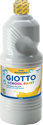 Giotto School Paint Tempera Colour Paint Bottle 1000ml White