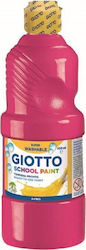 Giotto School Paint Tempera Colour Paint Bottle 1000ml Fuchsia