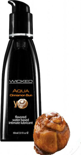 Wicked Aqua Flavored Λιπαντικό Cinnamon Bun 60ml