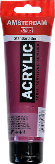 Royal Talens Amsterdam All Acrylics Standard Acrylic Paint Set Caput Mortuum Violet 344 120ml 1pcs