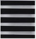 vidaXL Roller Blinds Zebra Double Black W40xH100cm 240184