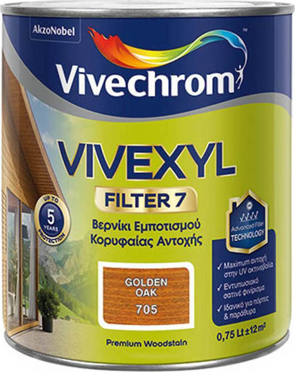 Vivechrom Vivexyl Filter 7 Auf Lösemittelbasis 704 Eiche hell Satin,σατεν 750ml