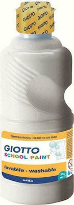 Giotto School Paint Tempera Colour Paint Bottle 250ml White